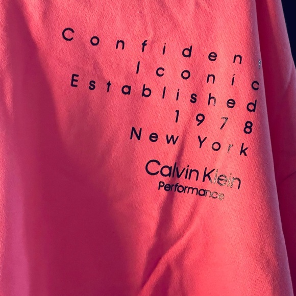 #50 - Calvin Klein Performance Pink Women’s Fleece Sweatshirt. Brand New With … - Picture 9 of 11